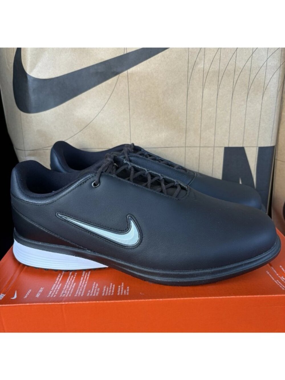 NEW Nike Victory Tour 4 Wide Black White HM6542-001 Men's Size 13 Golf Shoes